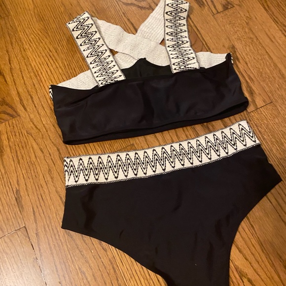 High waisted two pieces swimsuit - Picture 8 of 12